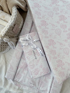 Anti-roll Wedge Changing Mat - Pink Toile