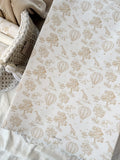 Anti-roll Wedge Changing Mat - Beige Toile