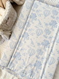 Baby Changing Mat - Blue Toile