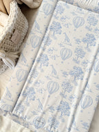 Baby Changing Mat - Blue Toile