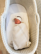 Hooded Crochet Moses Basket