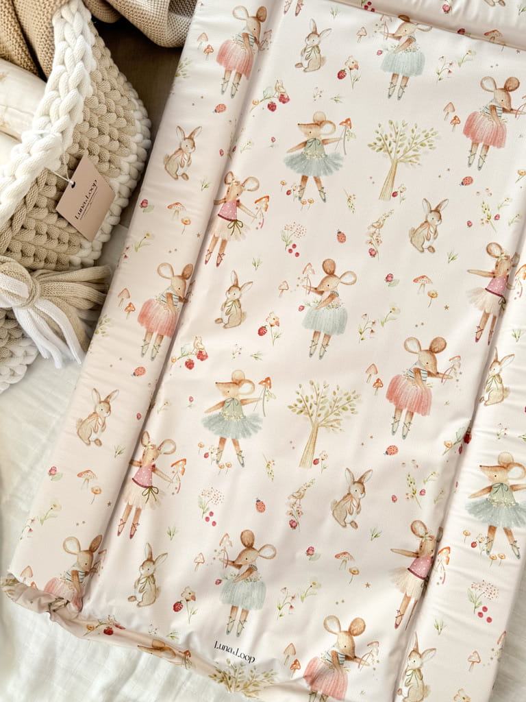 Baby Changing Mat - Garden Mouse