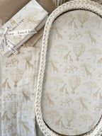 Waterproof Changing Basket Liner - Safari