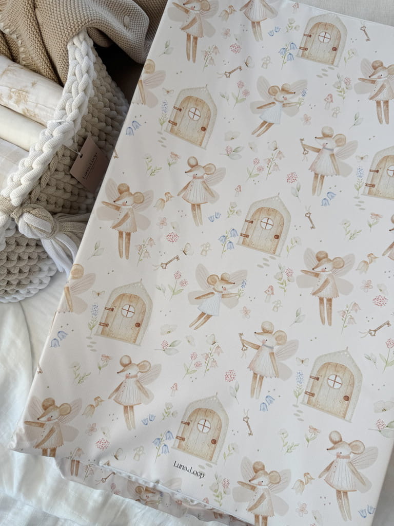 Anti-roll Wedge Changing Mat - Sweet Fairy