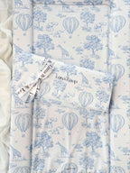 Travel Changing Mat - Blue Toile
