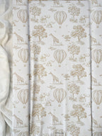 Baby Changing Mat - Beige Toile