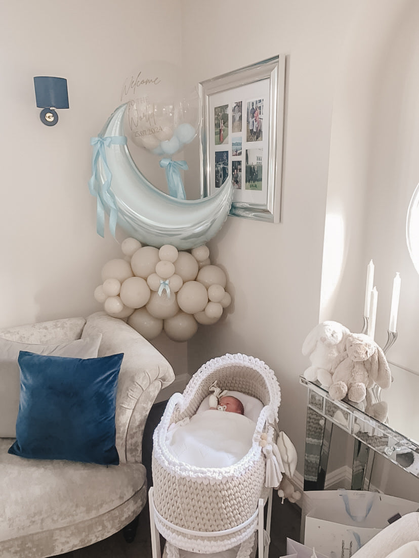 Hooded Crochet Moses Basket