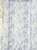 Baby Changing Mat - Blue Toile