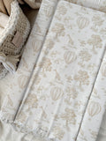 Baby Changing Mat - Beige Toile