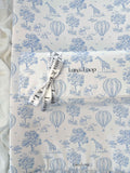 Travel Changing Mat - Blue Toile