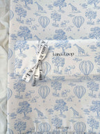 Travel Changing Mat - Blue Toile