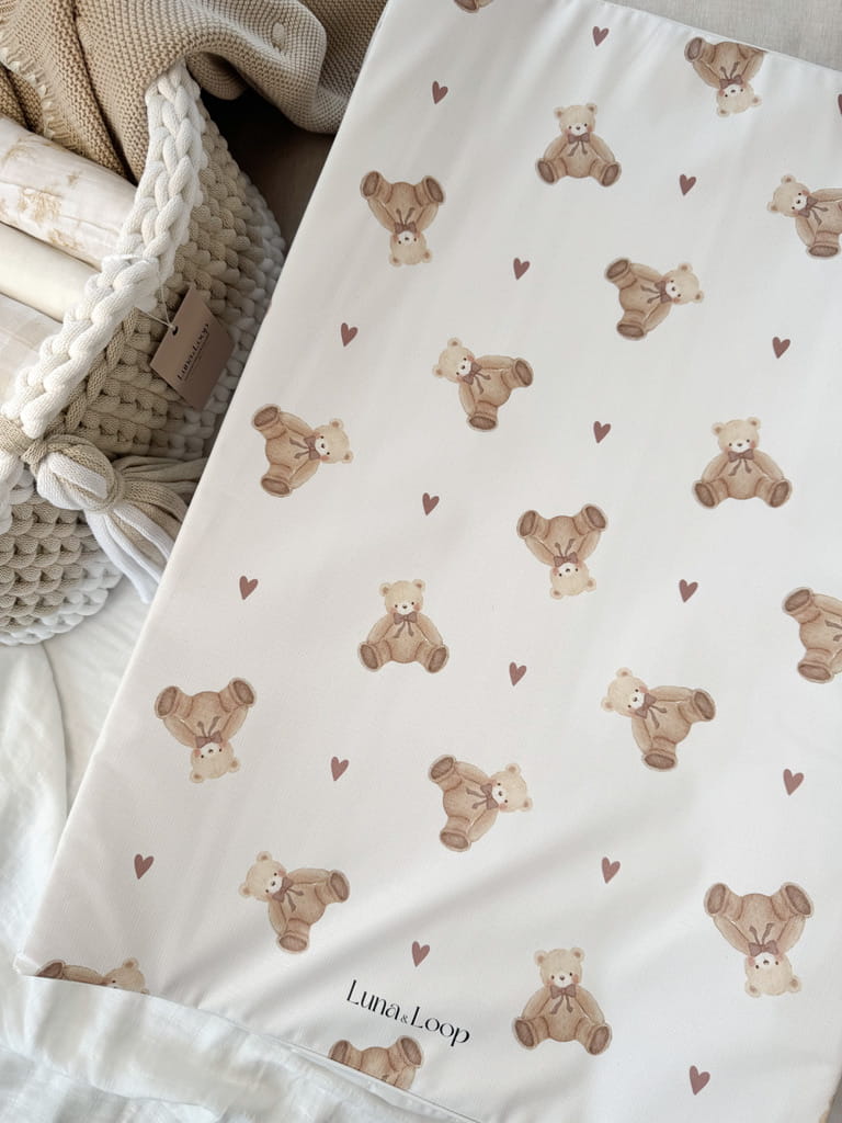 Anti-roll Changing Mat Teddy Bears