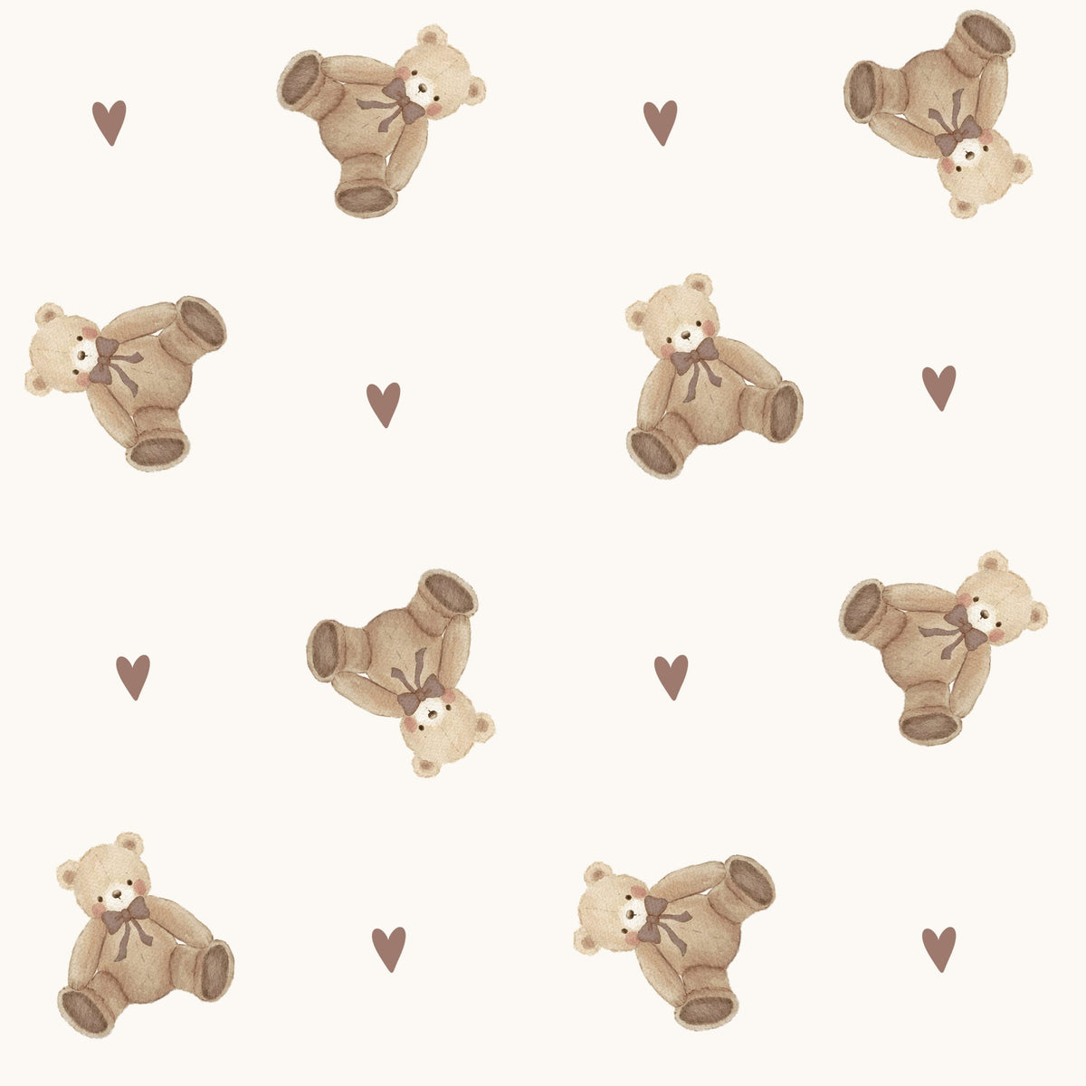 Waterproof Changing Basket Liner - Bears