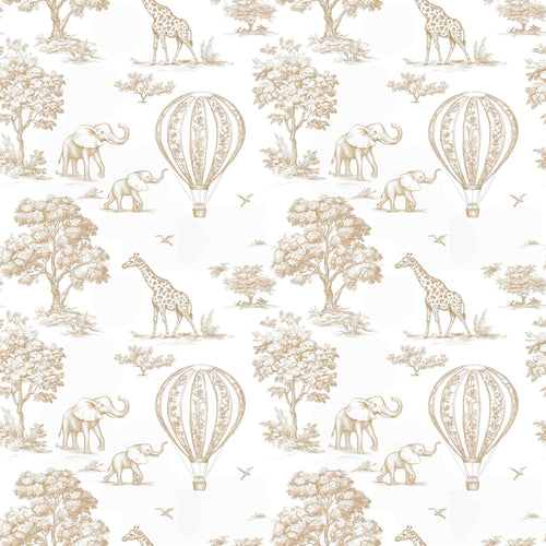 Anti-roll Wedge Changing Mat - Beige Toile