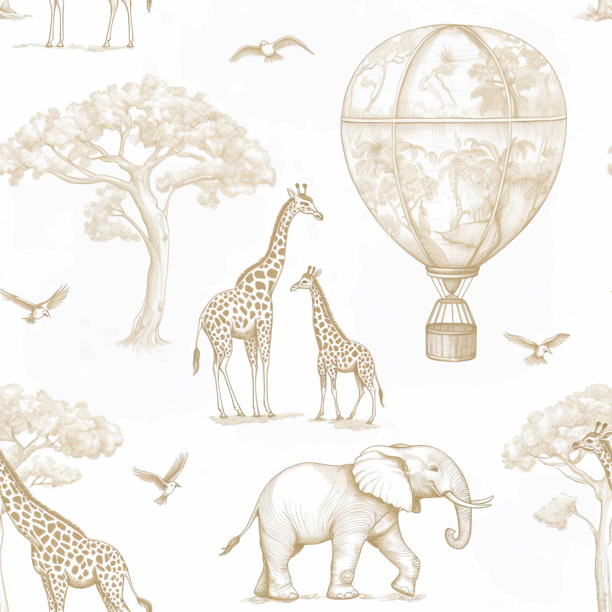 Travel Changing Mat - Safari