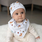 My First Christmas Winter Animals Bib