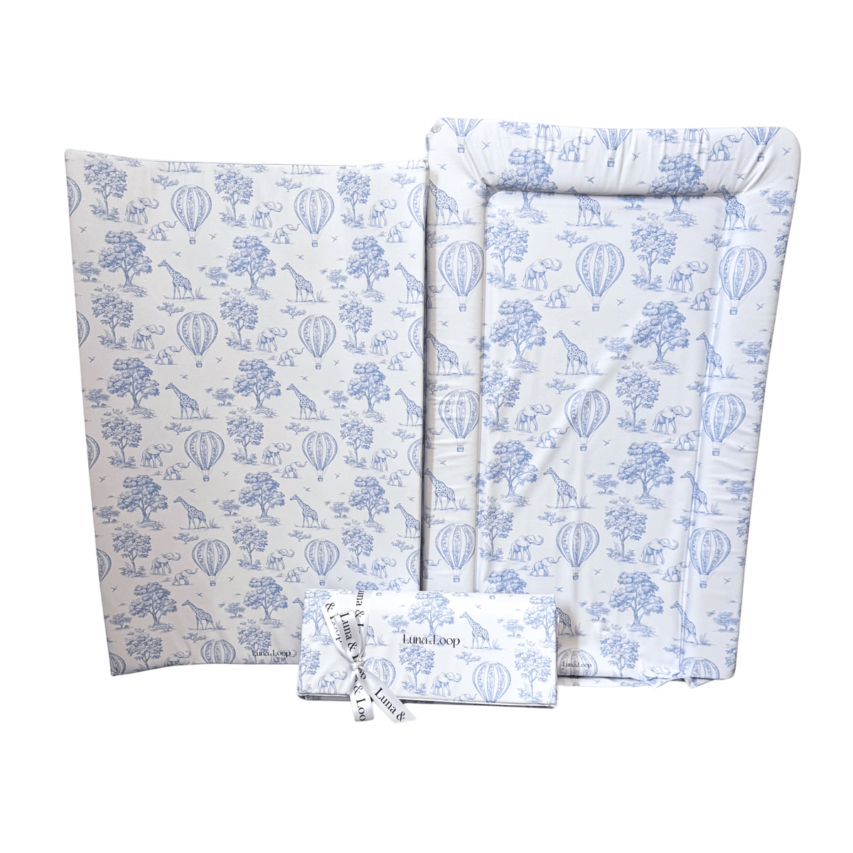 Baby Changing Essentials Bundle - Blue Toile