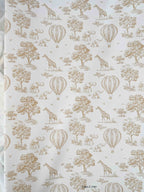 Anti-roll Wedge Changing Mat - Beige Toile