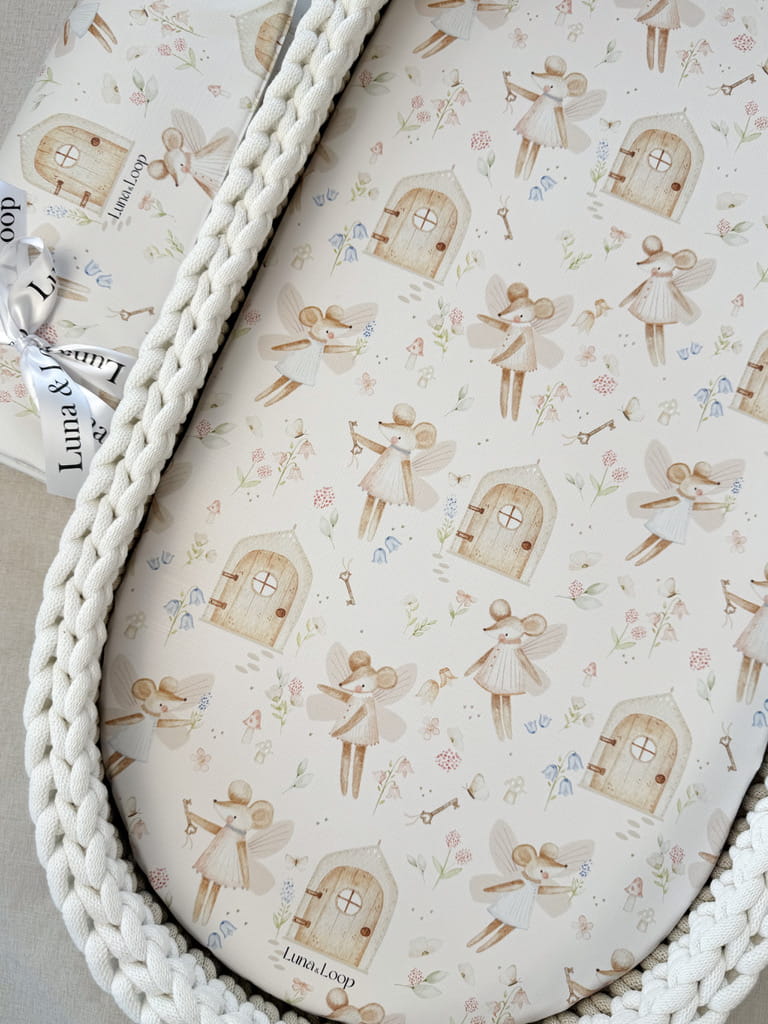 Waterproof Changing Basket Liner - Sweet Fairy