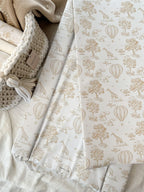 Baby Changing Mat - Beige Toile
