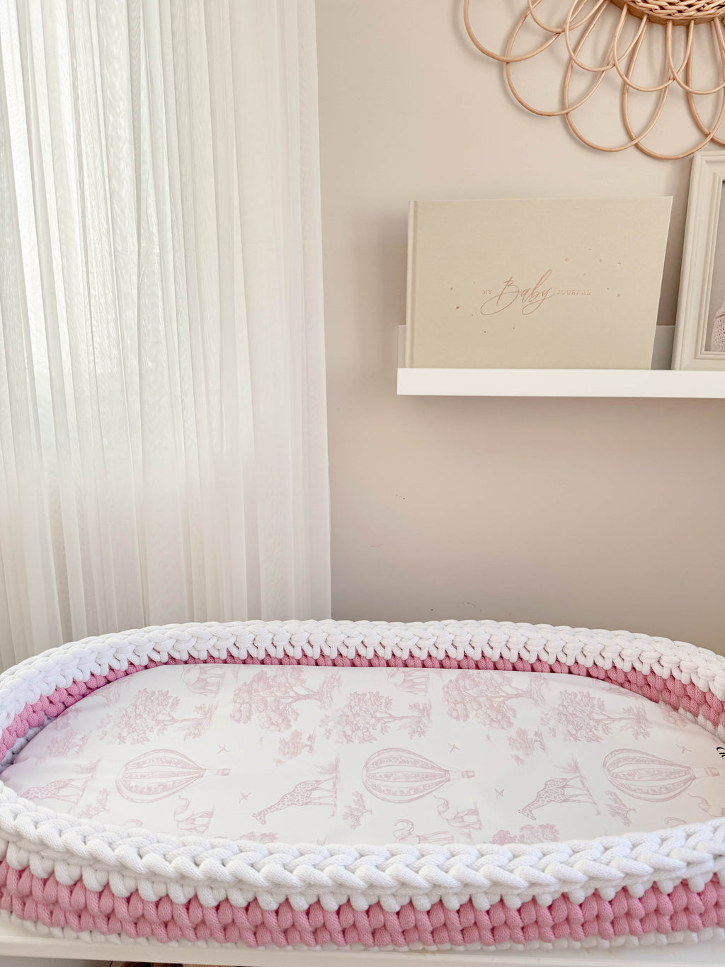 Crochet Baby Changing Basket
