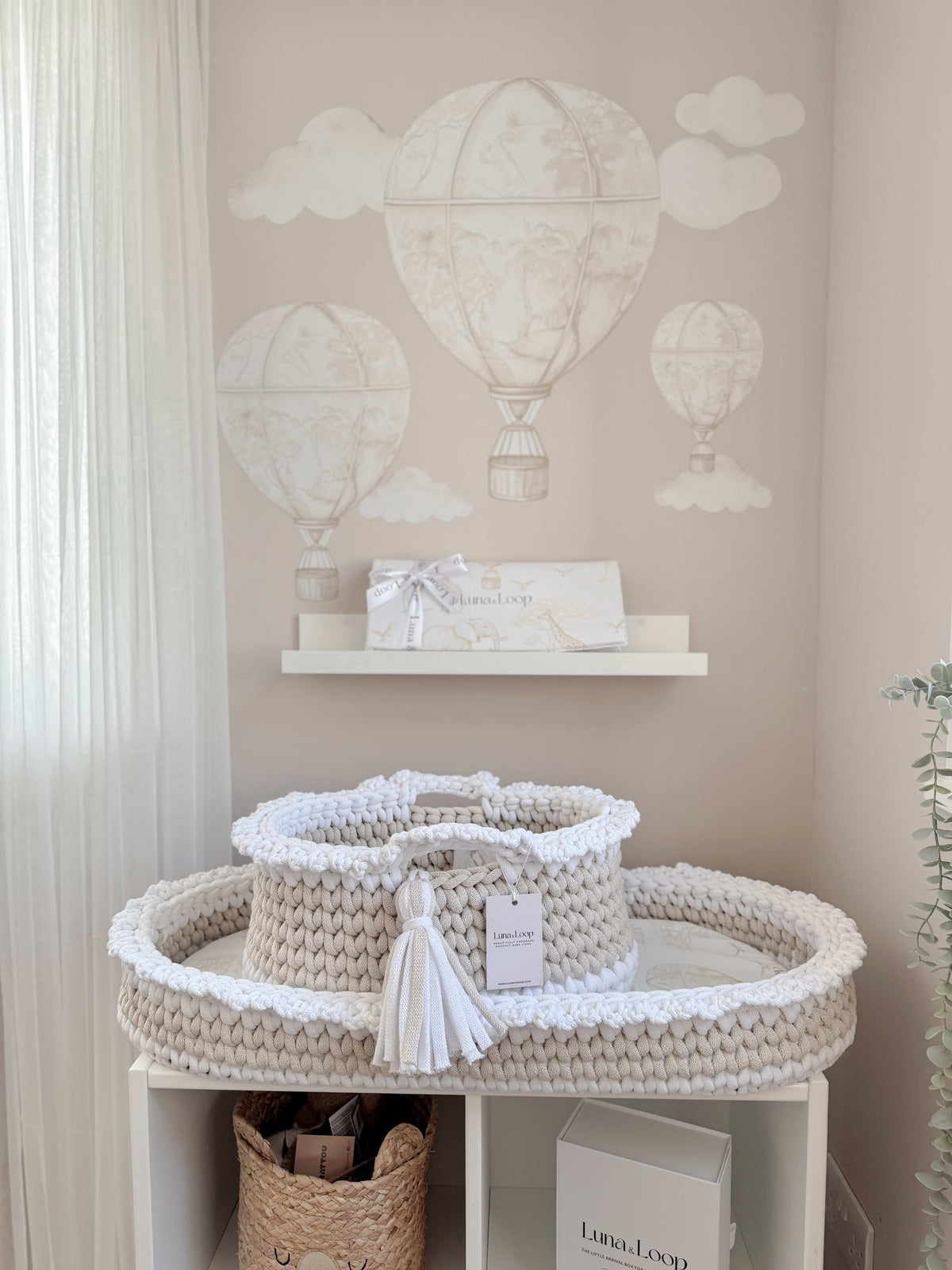 Crochet Baby Changing Basket