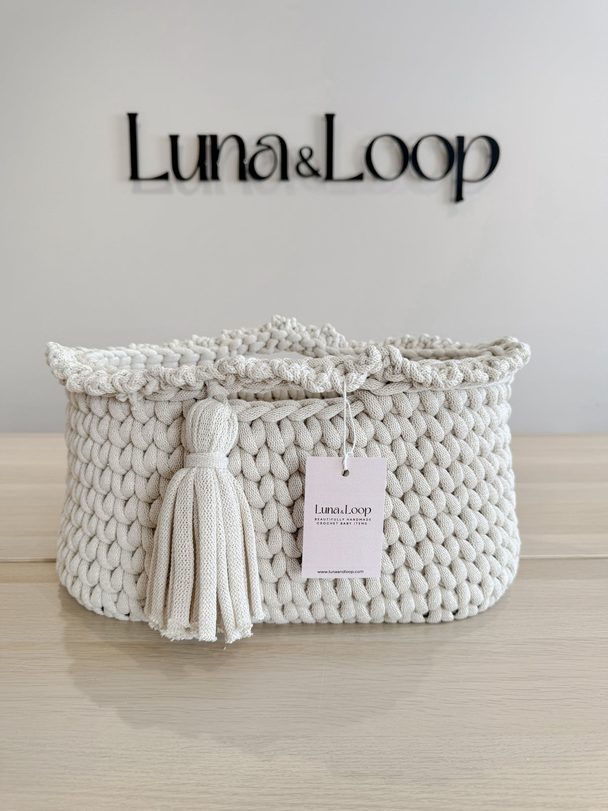 Crochet Nappy Caddy