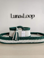 Crochet Baby Changing Basket