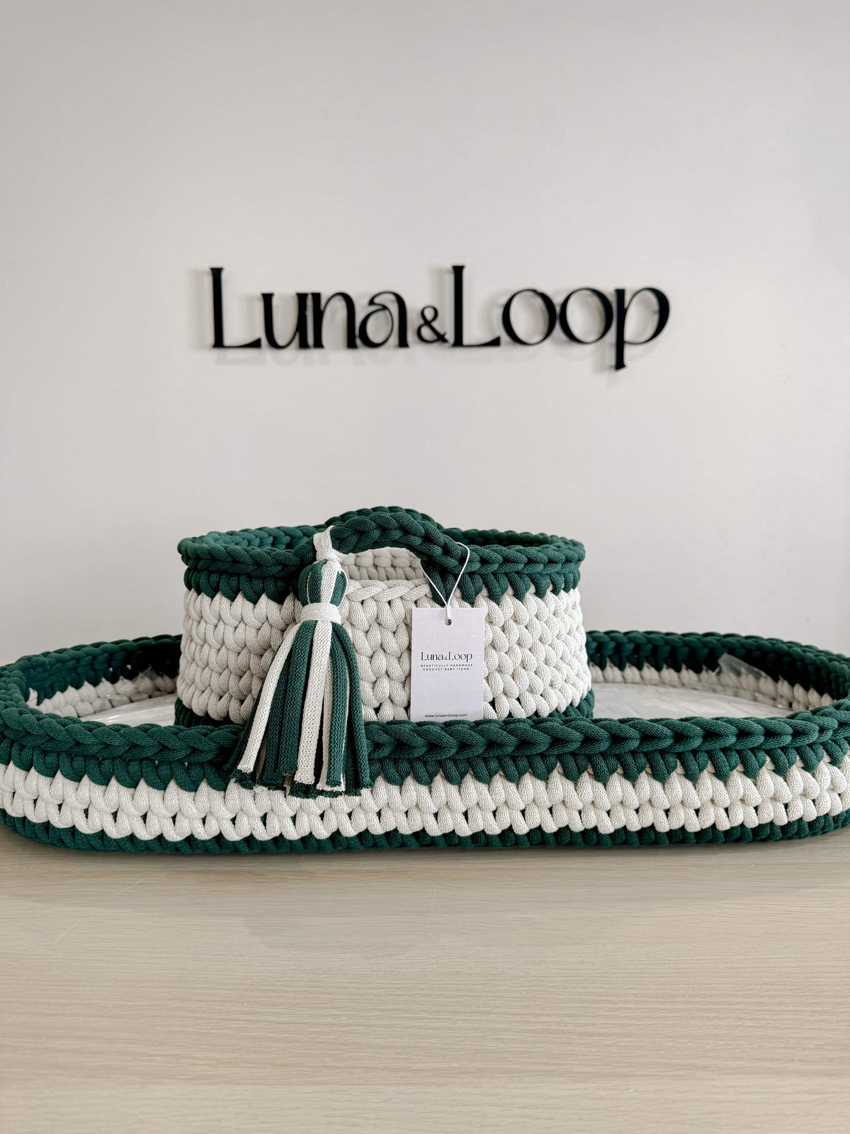 Crochet Baby Changing Basket