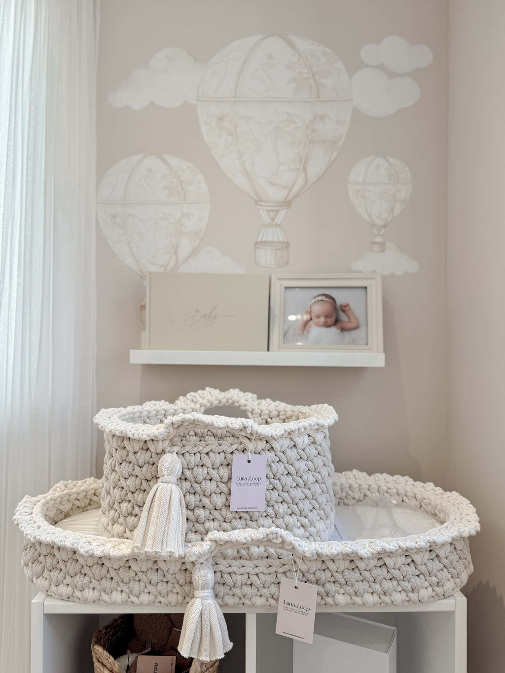 Crochet Nappy Caddy