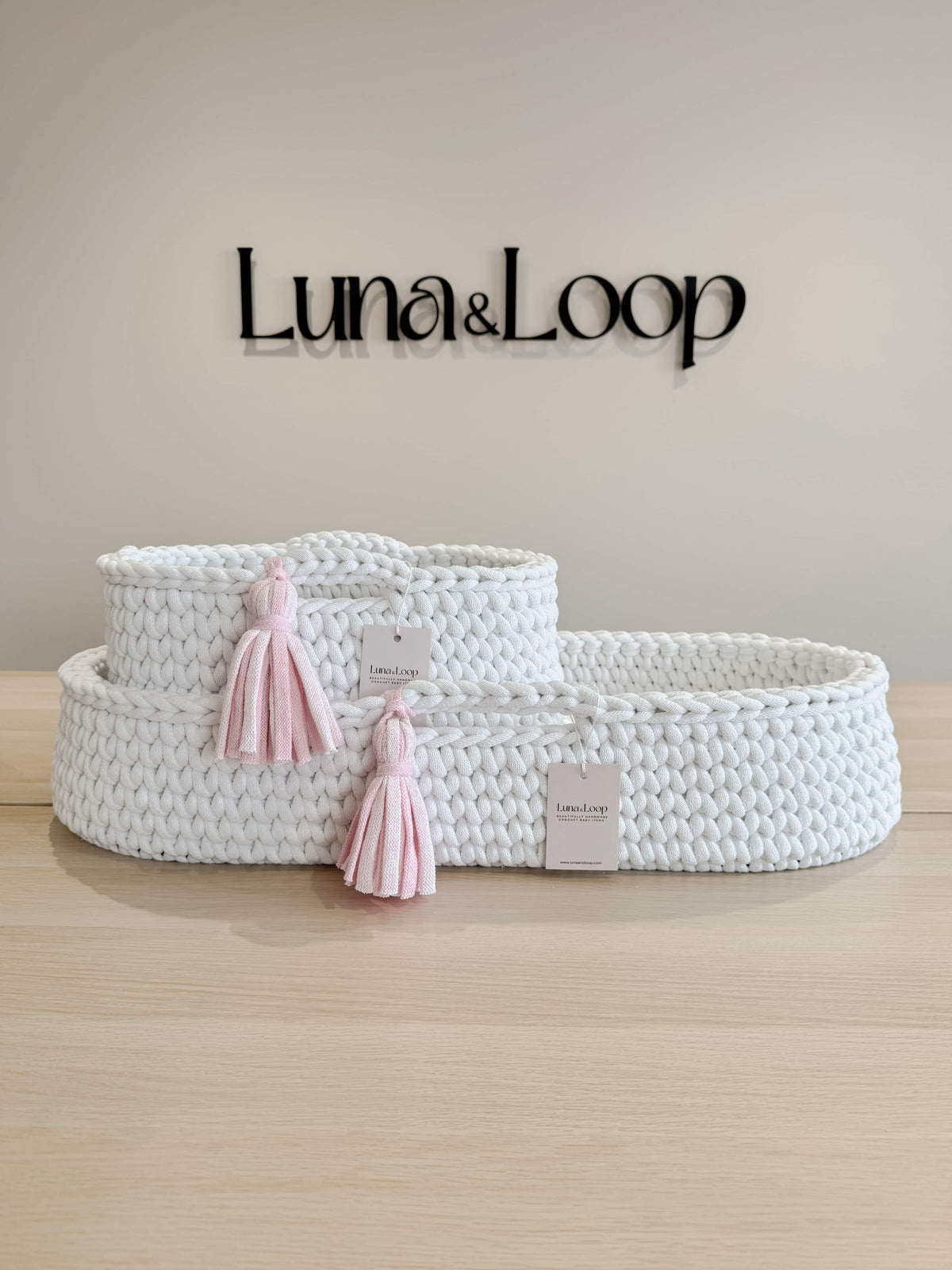 Crochet Baby Changing Basket
