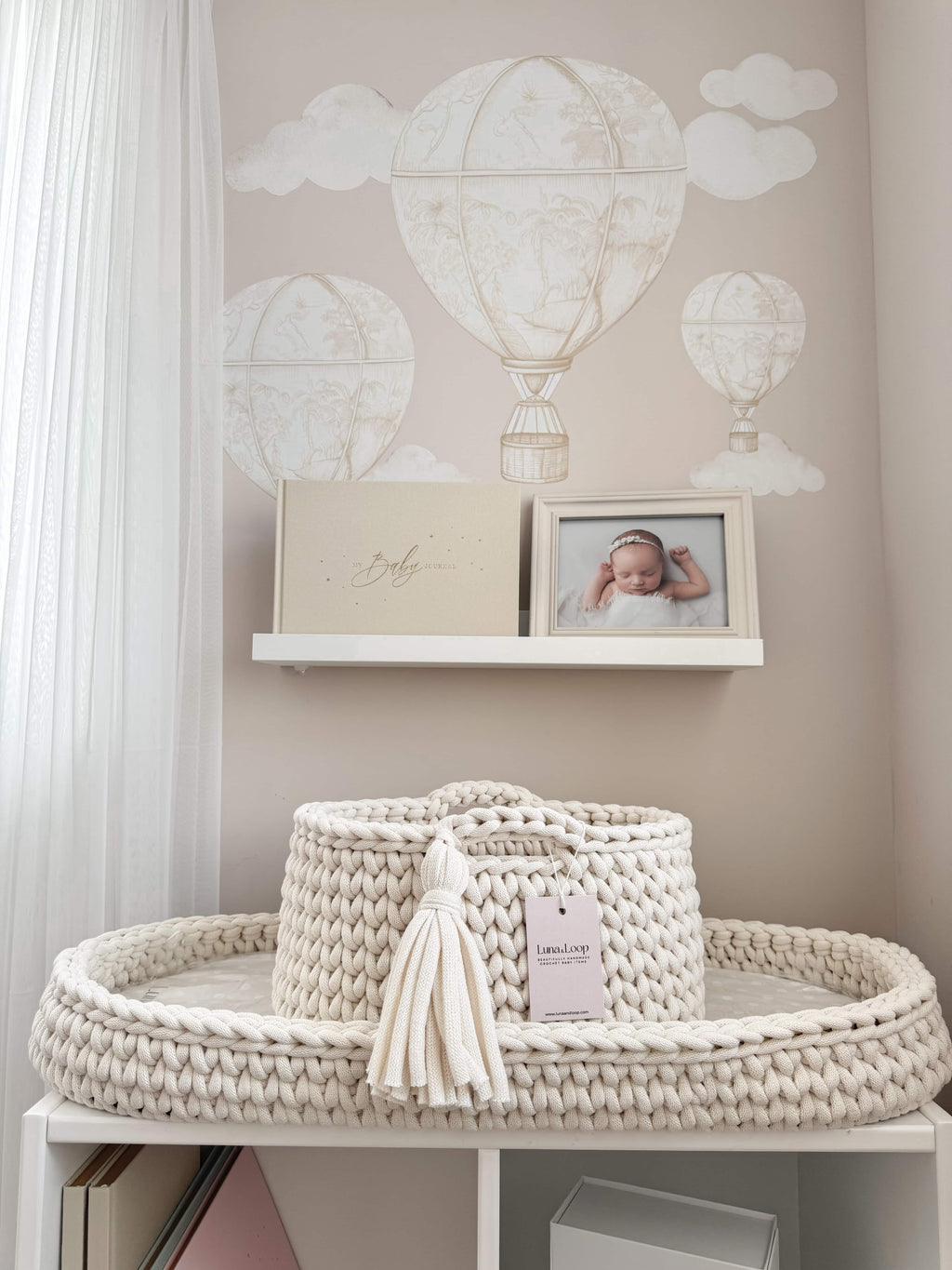 Crochet Baby Changing Basket