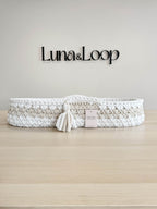 Crochet Baby Changing Basket