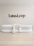Crochet Baby Changing Basket