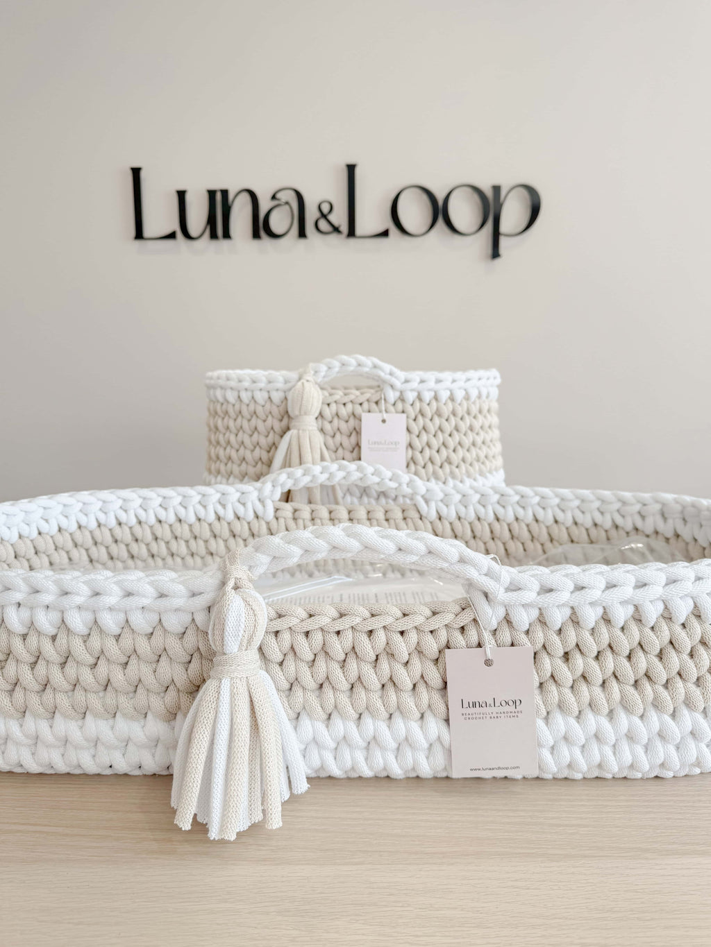 Crochet Baby Changing Basket