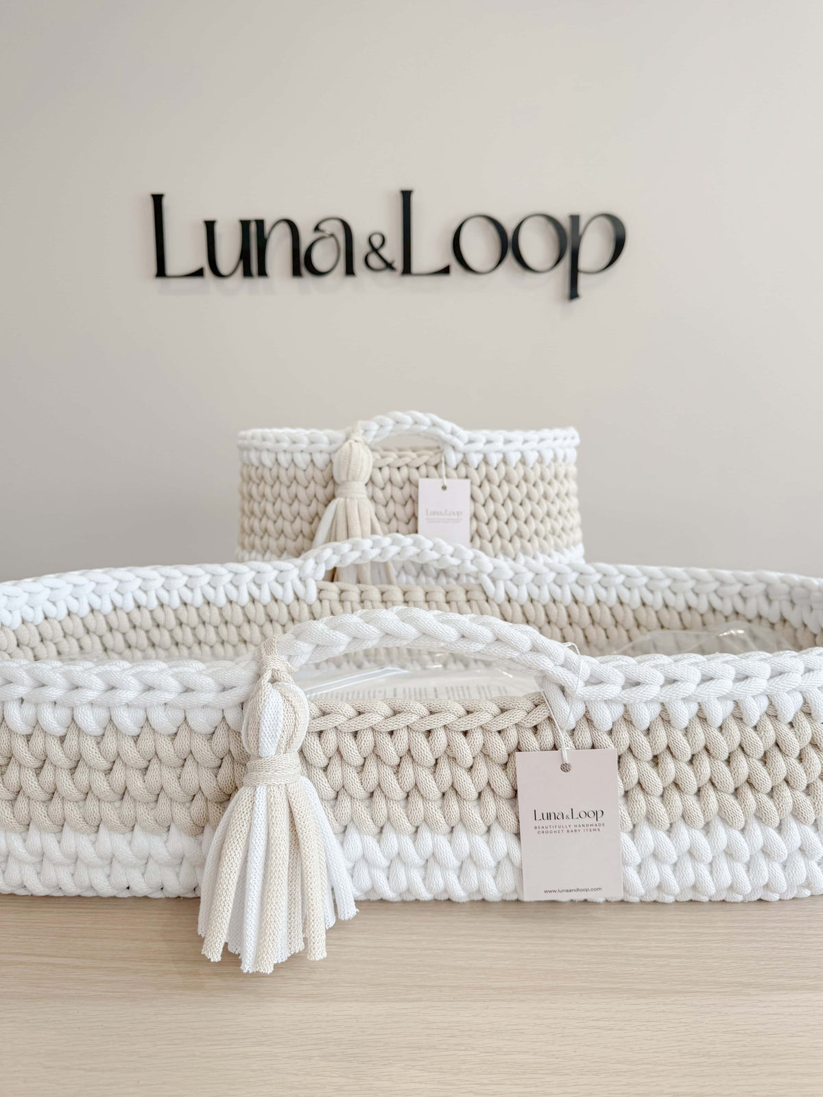 Crochet Baby Changing Basket