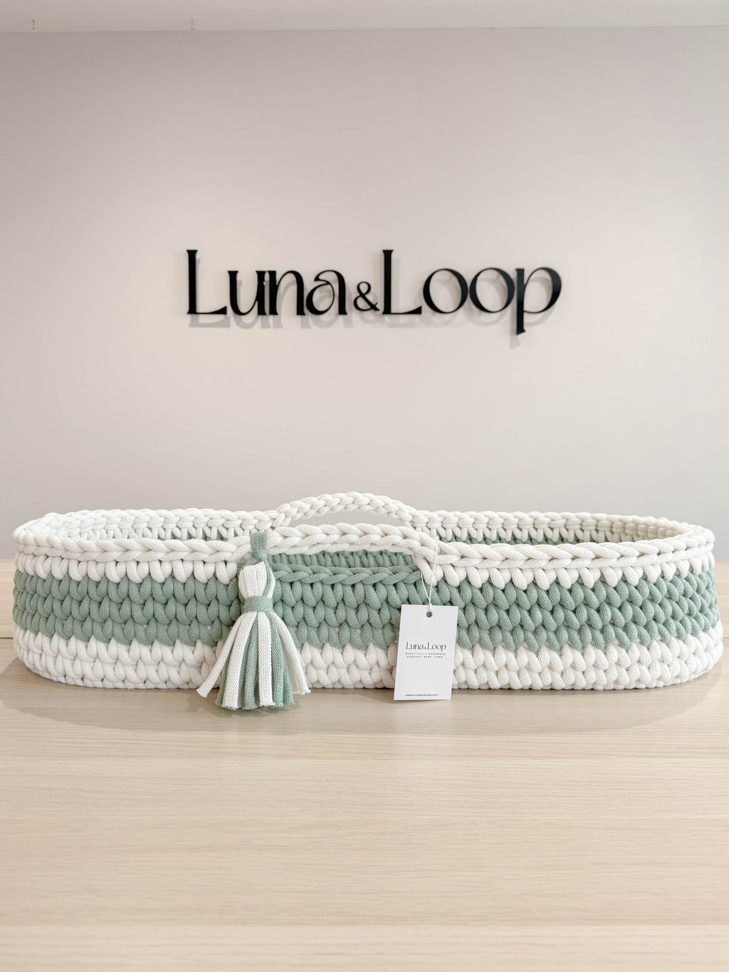 Crochet Baby Changing Basket
