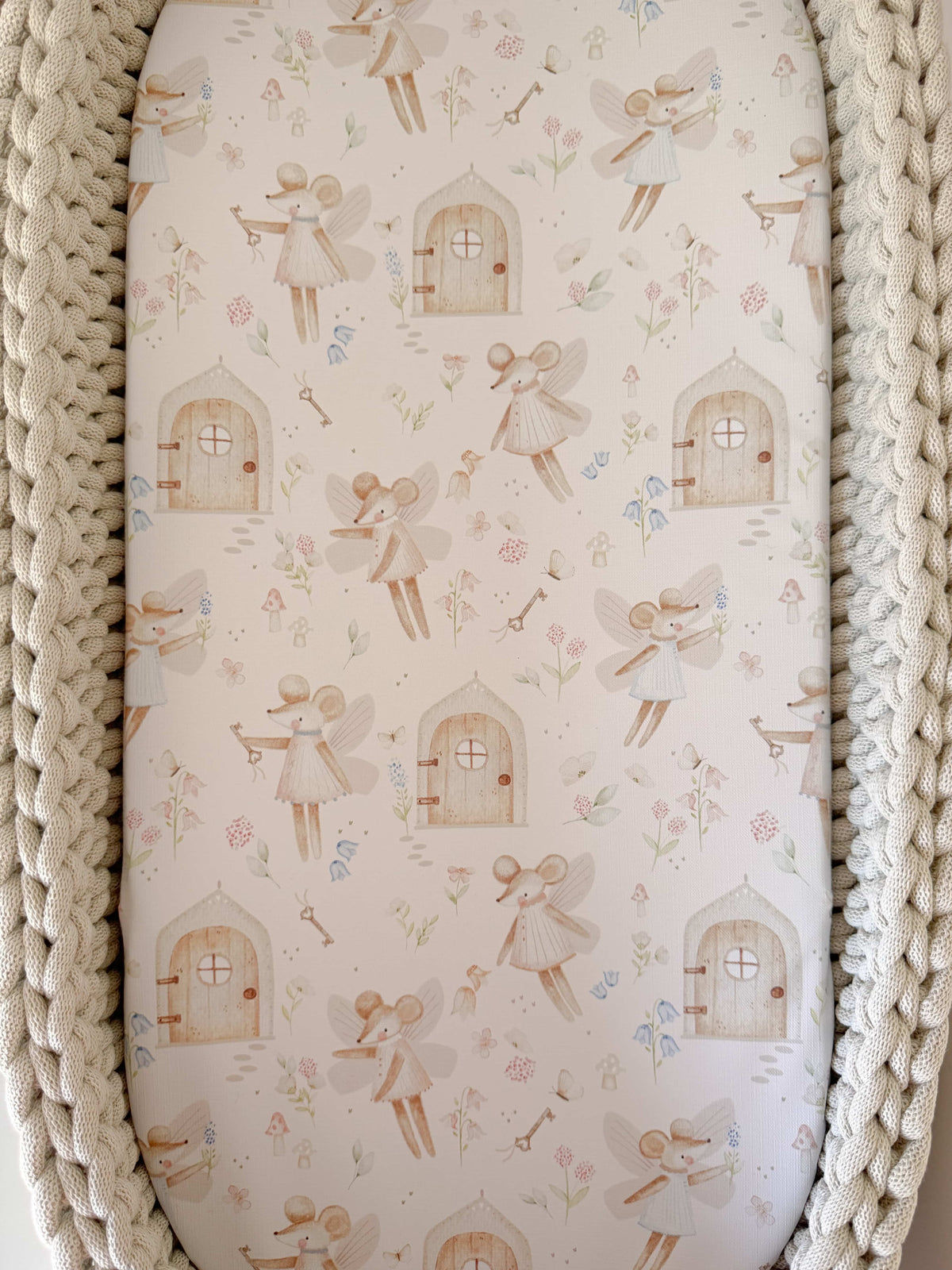 Waterproof Changing Basket Liner - Sweet Fairy