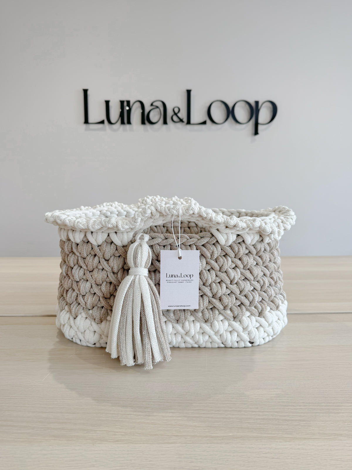 Crochet Nappy Caddy