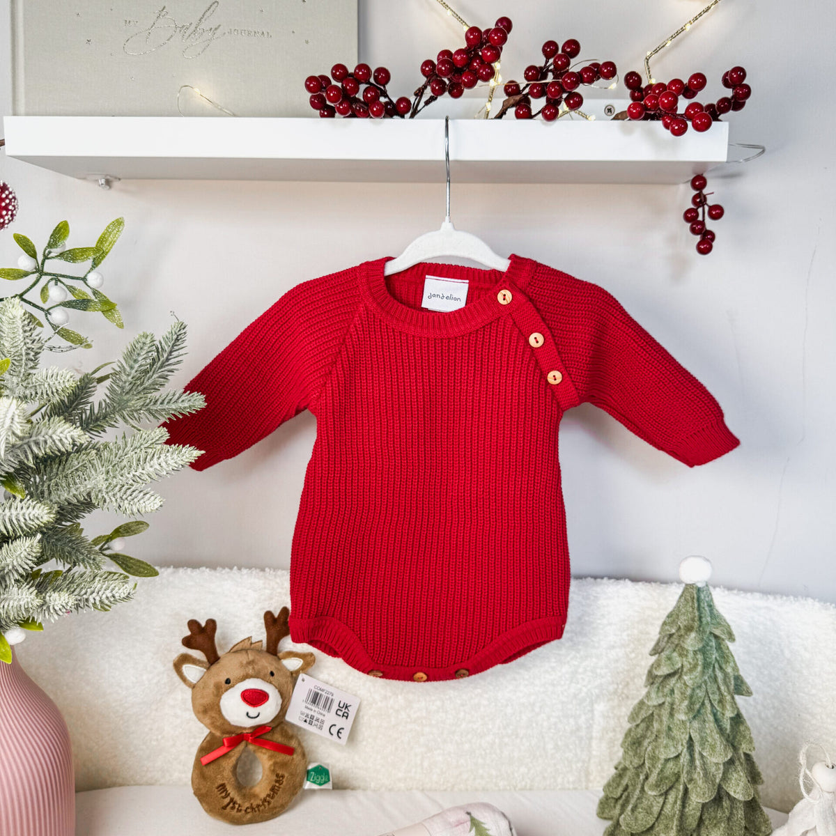 Dandelion Long Sleeve Knitted Romper