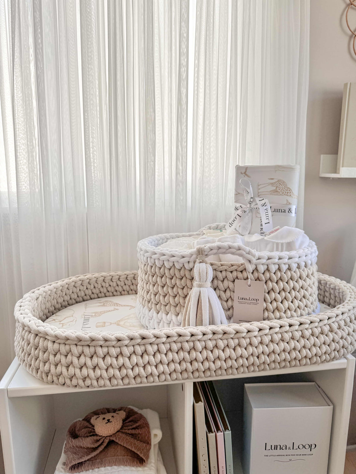 Crochet Baby Changing Basket