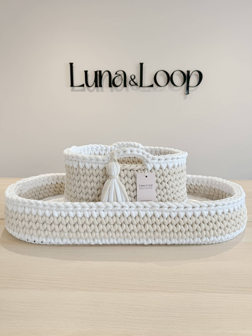 Crochet Baby Changing Basket