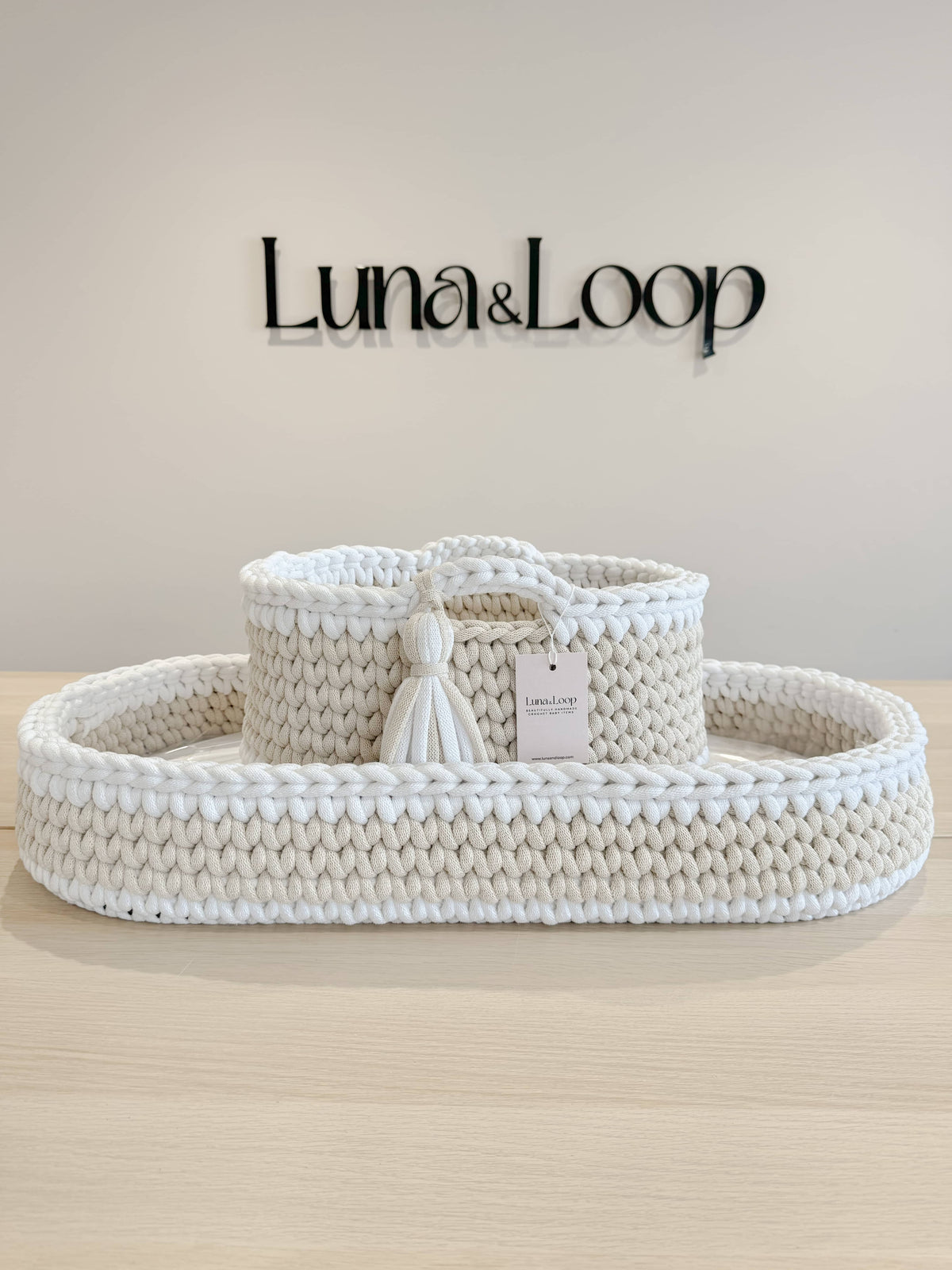 Crochet Baby Changing Basket