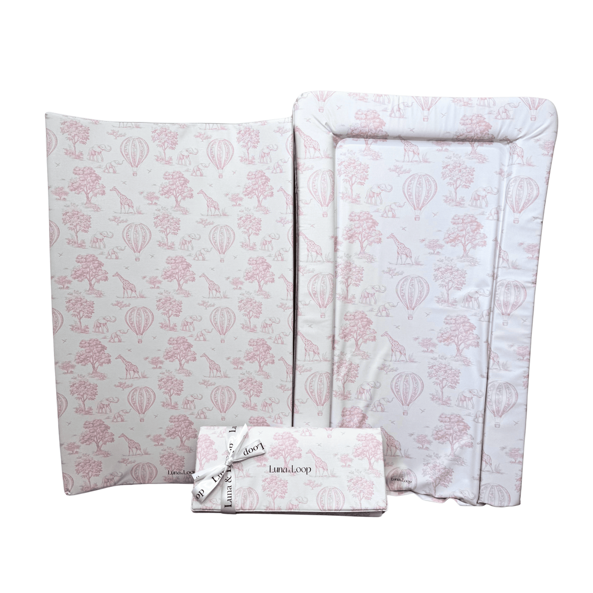 Baby Changing Essentials Bundle - Pink Toile