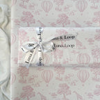 Pink Toile Travel Changing Mat