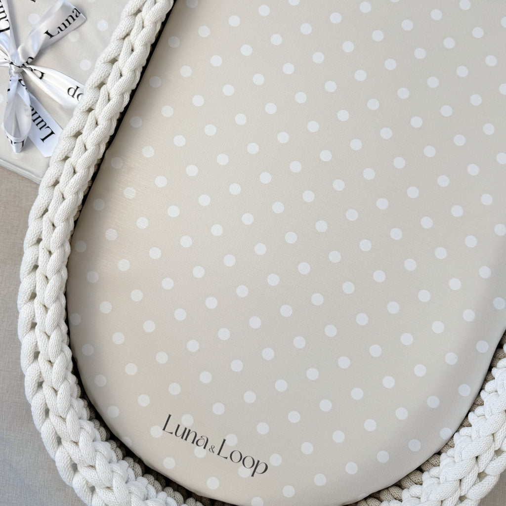 Waterproof Changing Basket Liner - Spots