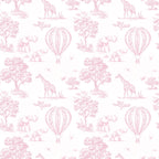 Waterproof Changing Basket Liner - Pink Toile