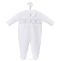 Dandelion Spinning Top Smocked Onesie