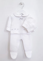 Dandelion 3-Piece Knitted Set - White